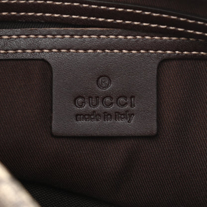 Gucci GG Supreme Monogram Belt Bag Dark Brown 6 of 10