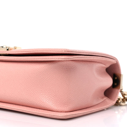 Chanel Caviar Quilted Medium Boy Flap Light Pink 9 of 11