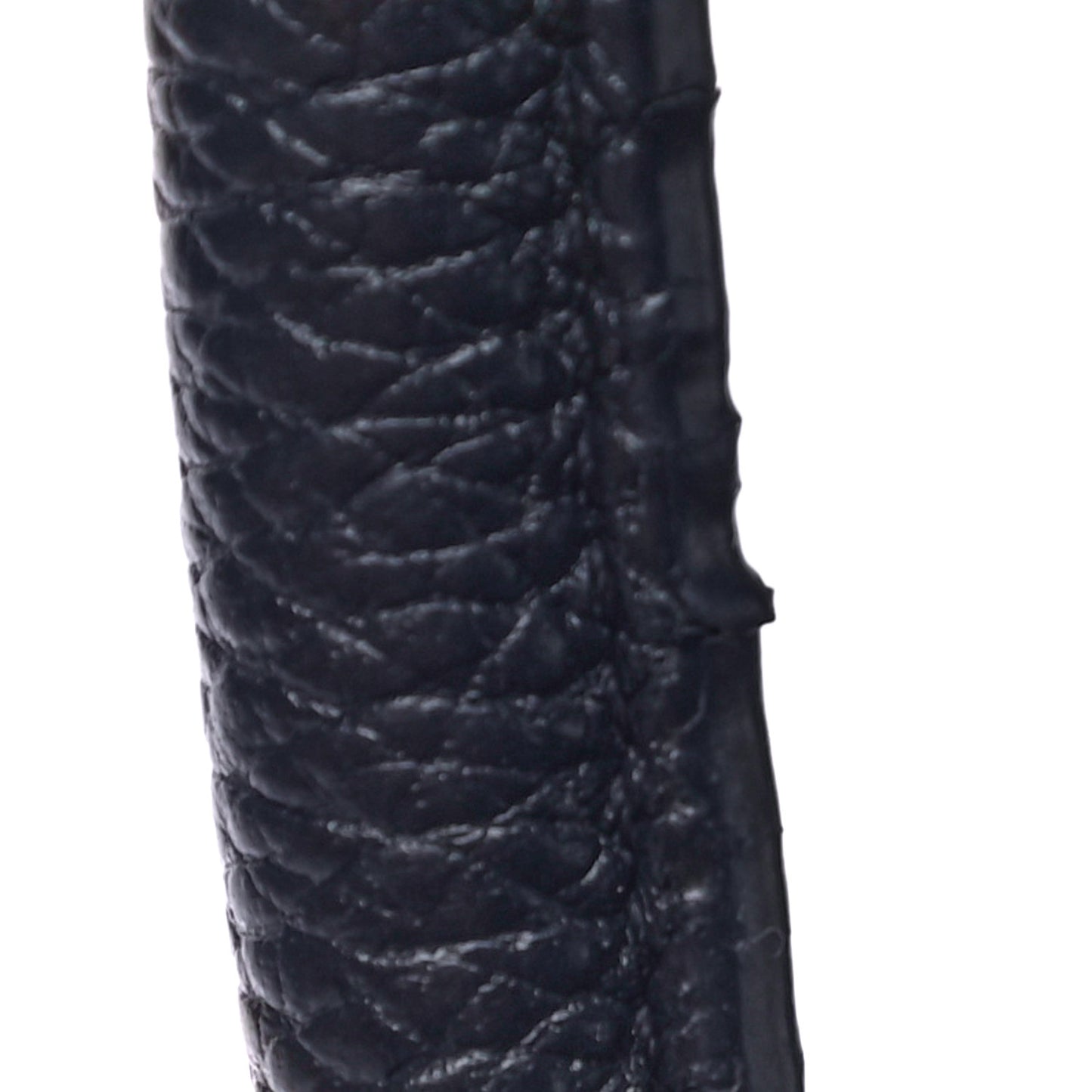 Drummed Calfskin Micro Luggage Midnight