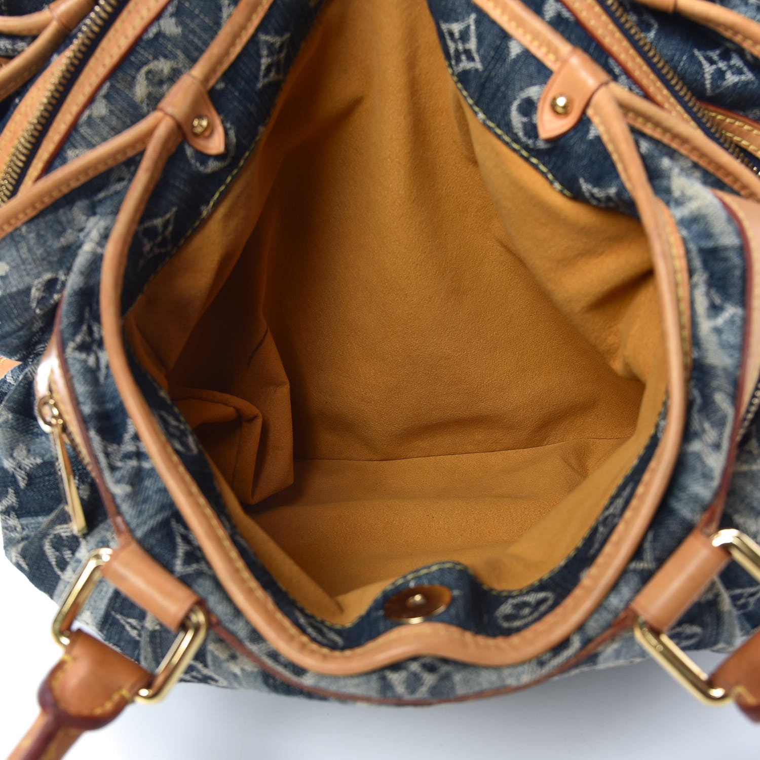 Louis Vuitton Denim Raye Cabas GM 7 of 28