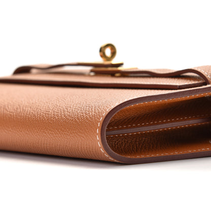 Hermes Epsom Kelly Wallet To Go Gold 6 of 8
