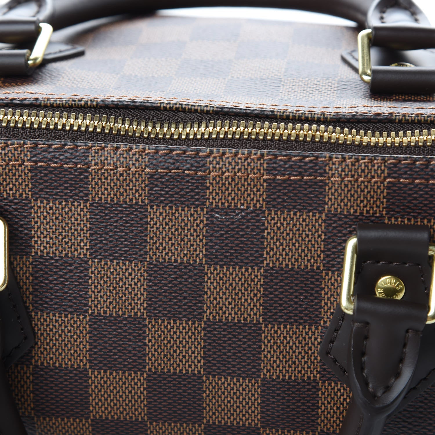 Louis Vuitton Damier Ebene Speedy Bandouliere 30 12 of 14