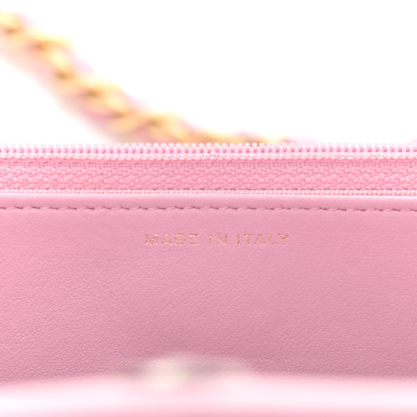 Lambskin Quilted Chanel 19 Wallet On Chain WOC Dark Pink