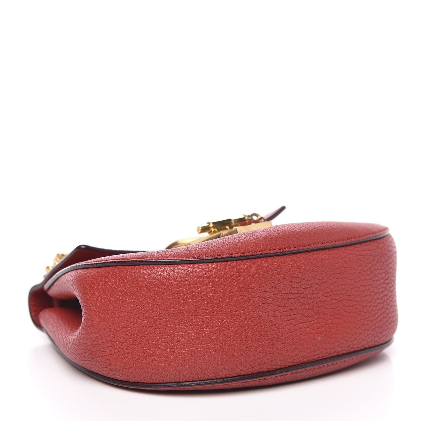 Grained Lambskin Mini Drew Shoulder Bag Plaid Red