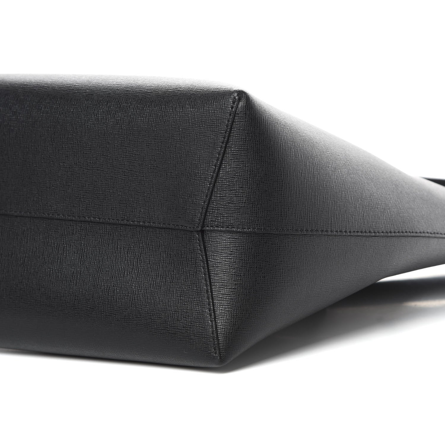 Mansur Gavriel Saffiano Bucket Bag Black Flamma 11 of 12