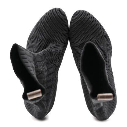 Louis Vuitton Monogram Stretch Fabric Silhouette Ankle Boots 37 Black 2 of 12