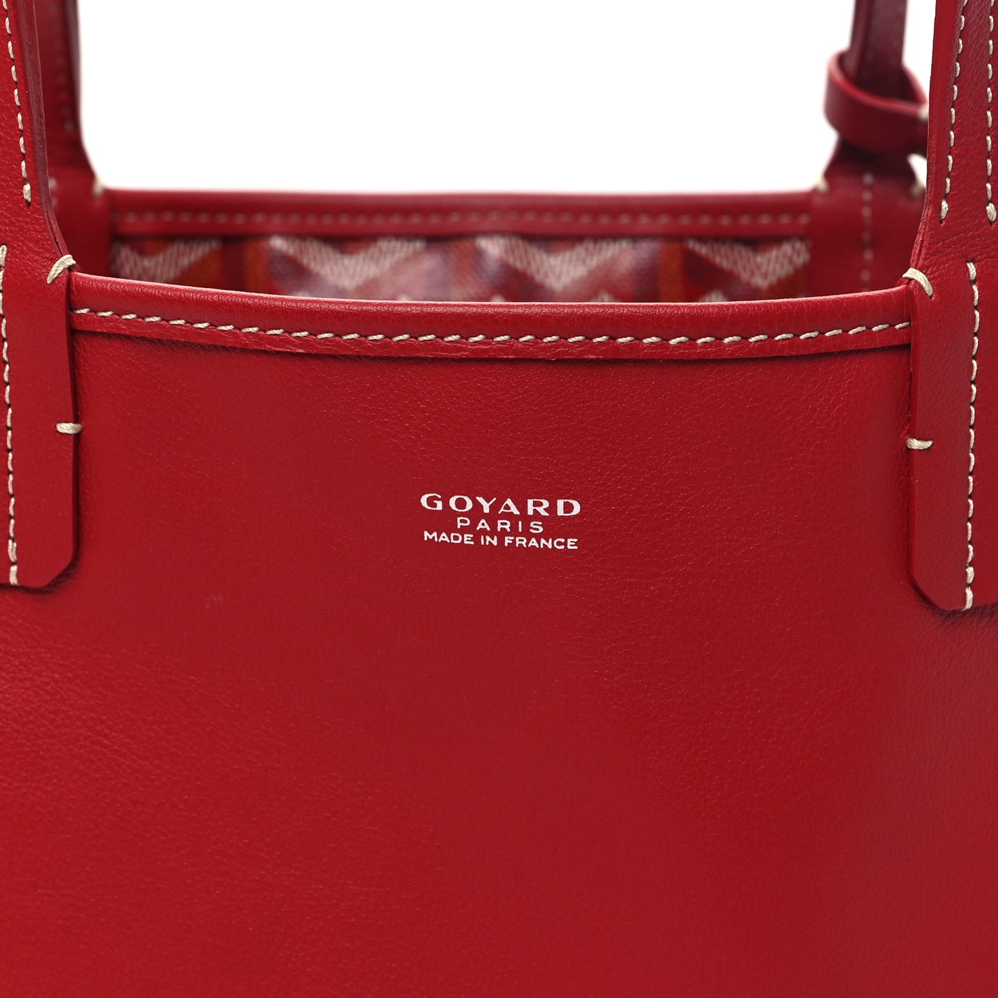 Goyardine Reversible Mini Anjou Red