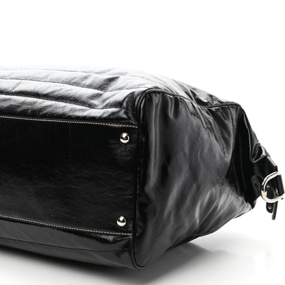 Gucci Patent Interlocking GG Duffle Bag Black 8 of 9
