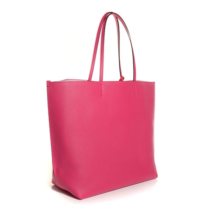 Christian Dior Calfskin Perforated Cannage Dioriva Tote Hot Pink 3 of 8