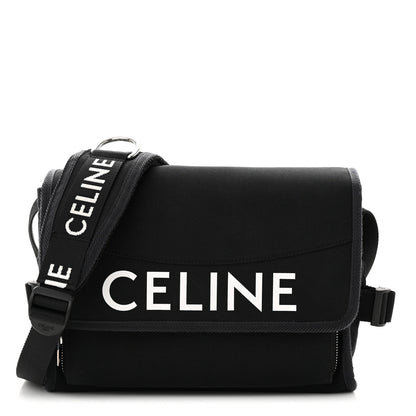 Celine Canvas Small Trekking Messenger Bag Black 1 of 14