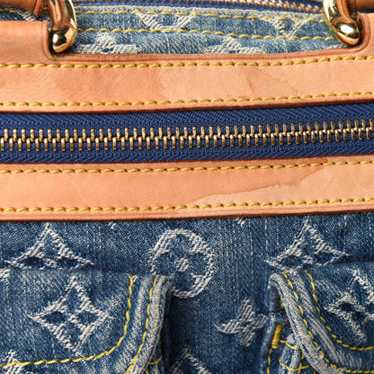 Louis Vuitton Monogram Denim Neo Speedy Blue 10 of 10