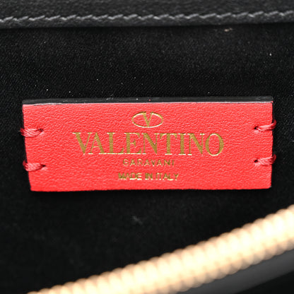 Valentino Garavani Smooth Calfskin Mini VRing Crossbody Bag Black 6 of 12