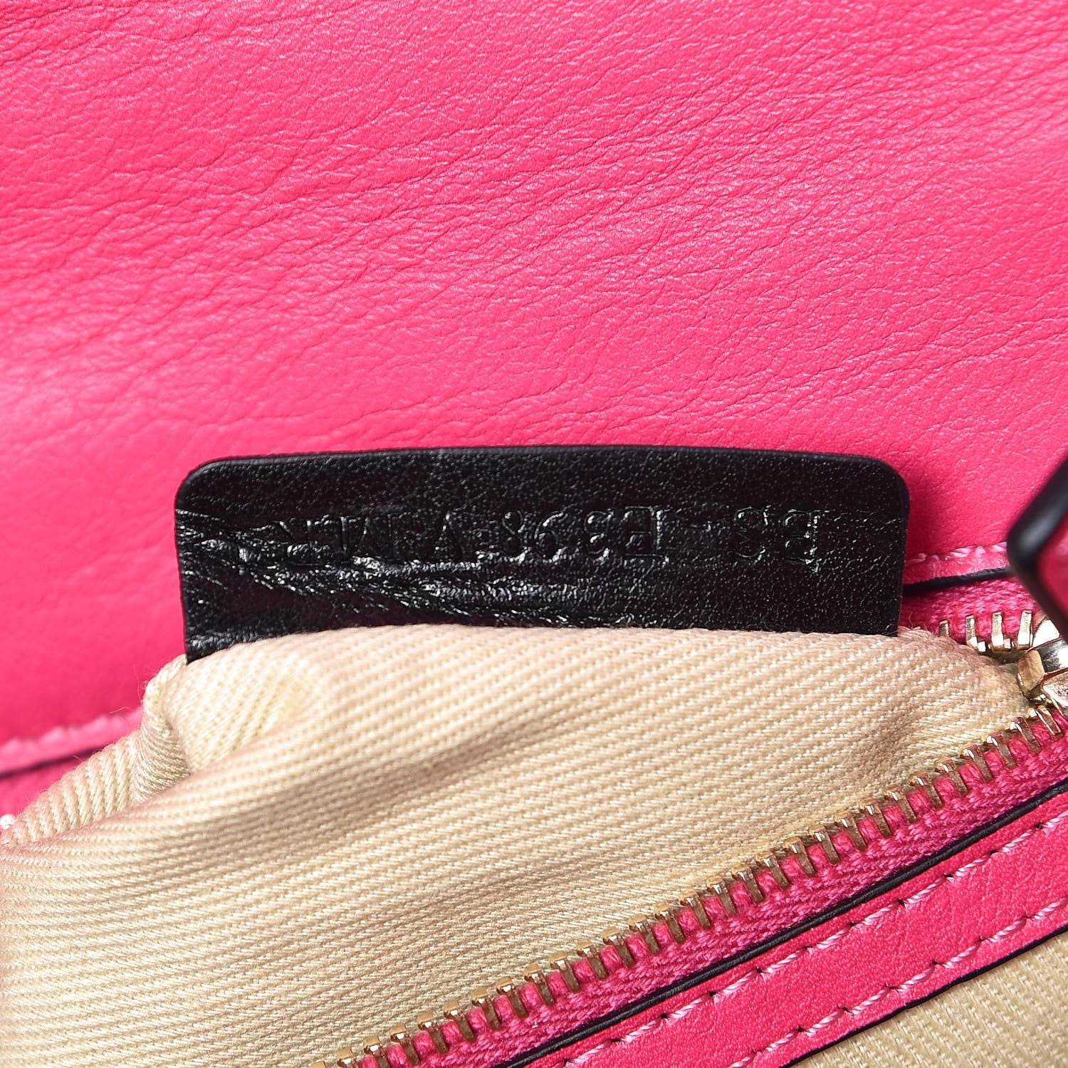 Valentino Garavani Vitello Tri-Color Medium Glam Lock Rockstud Flap Pop Gardenia Pop Apple Pop Fuxia 7 of 7
