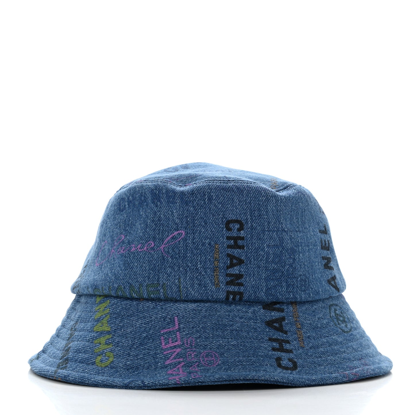 Denim Mood Cloche Bucket Hat S Blue