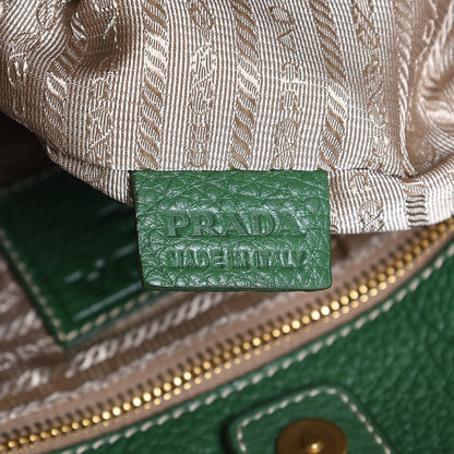 Prada Jacquard Logo Tote Corda Larice 8 of 9