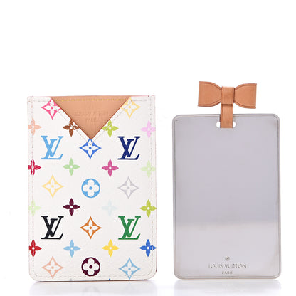 Louis Vuitton Monogram Multicolor Mirror and Case Pouch White 3 of 5