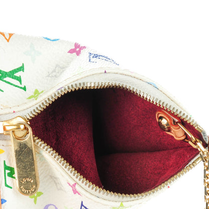 Louis Vuitton Monogram Multicolor Berlingot Coin Purse White 7 of 8