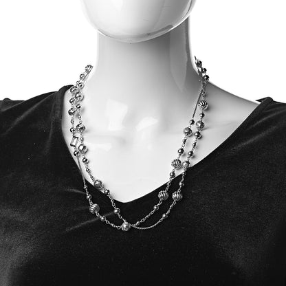 David Yurman Sterling Silver Bijoux Bead Chain Necklace 2 of 4