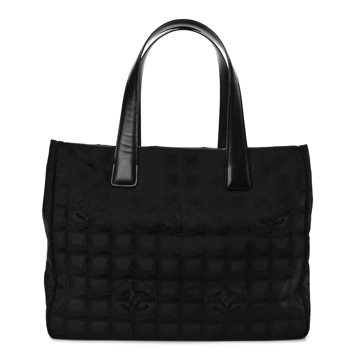 Chanel Nylon Large Travel Tote Black 1 of 7