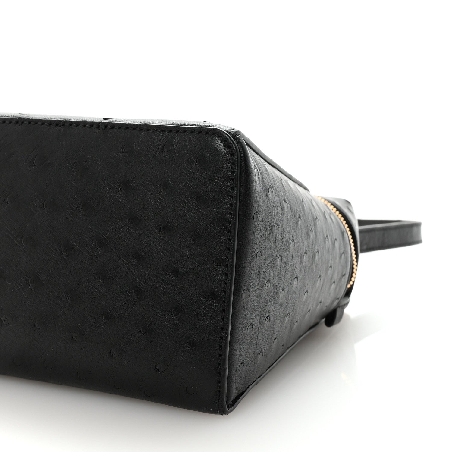 Loro Piana Ostrich Extra Bag L27 Black 1856911 – FASHIONPHILE
