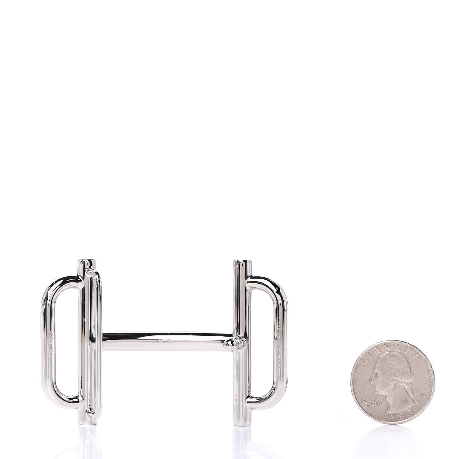 Hermes Palladium 32mm Gamma Belt Buckle 2 of 5