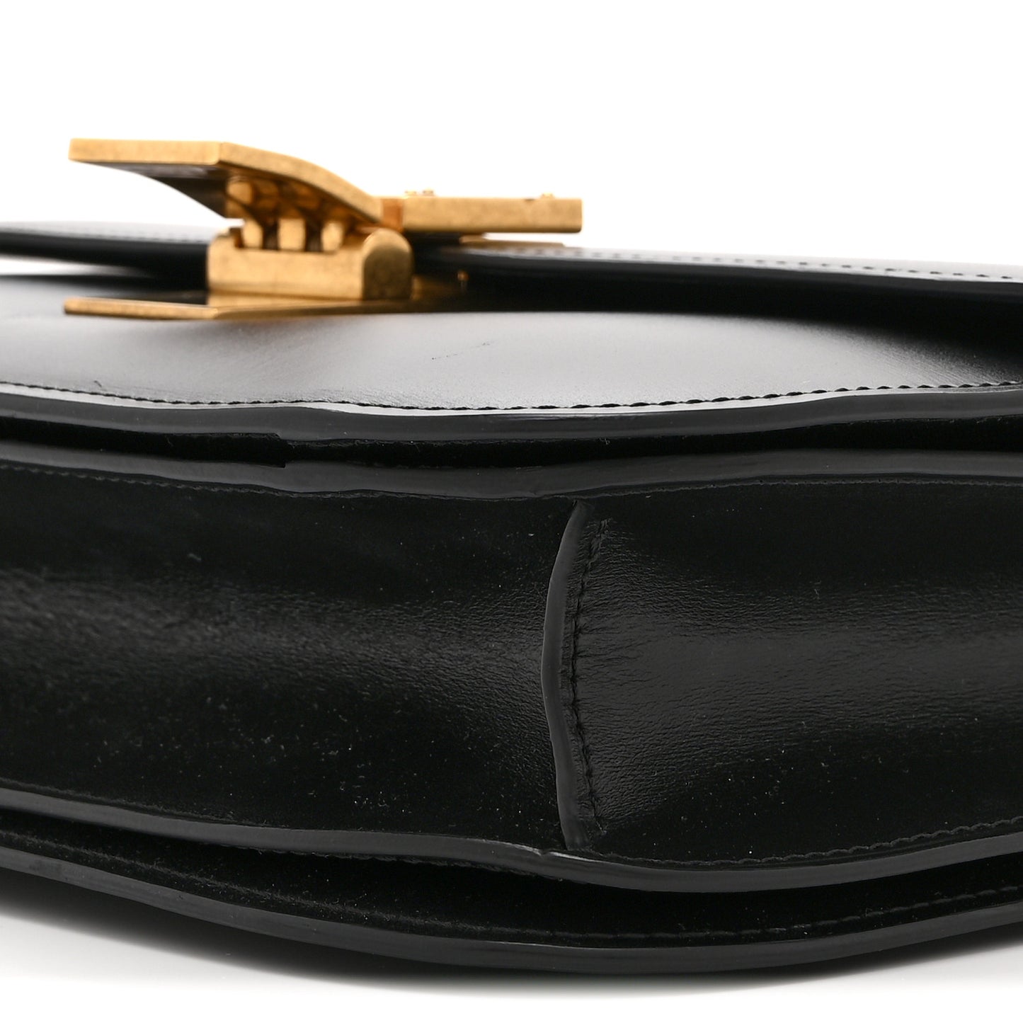 Box Calfskin Medium Classic Box Flap Bag Black