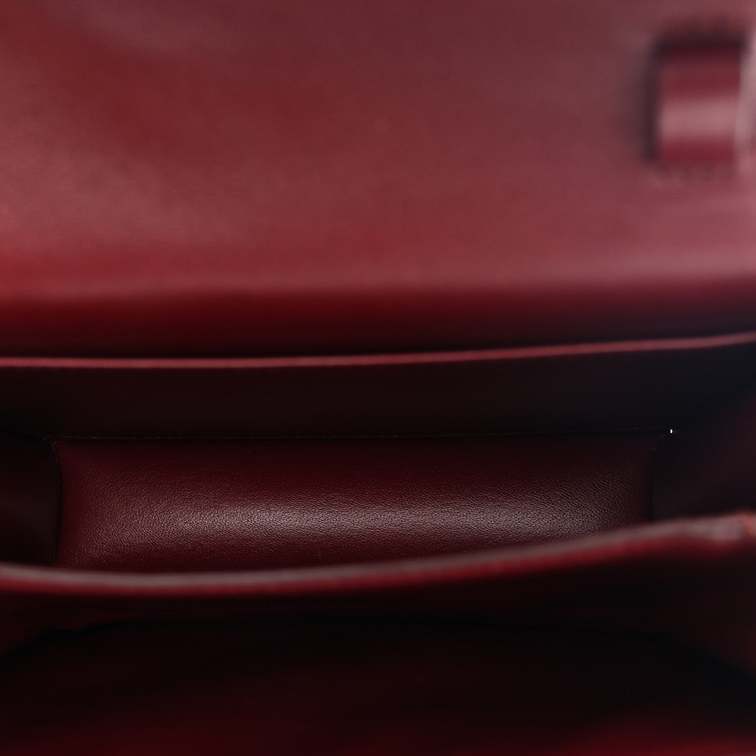 Celine Box Calfskin Teen Classic Box Flap Bag Burgundy 5 of 13