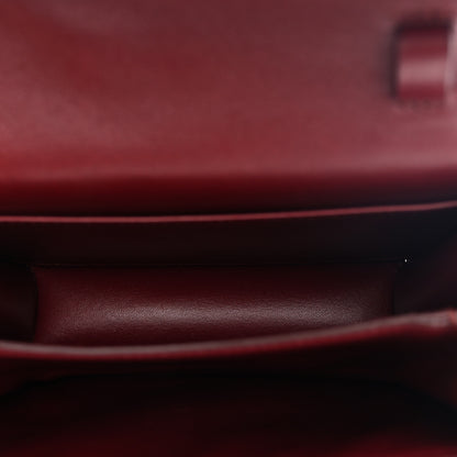 Celine Box Calfskin Teen Classic Box Flap Bag Burgundy 5 of 13