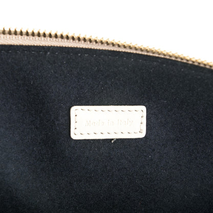 Celine Shiny Smooth Calfskin Zipped Twisted Cabas Beige White 6 of 7