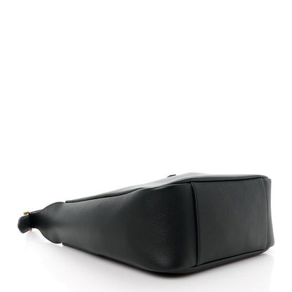 Saint Laurent Smooth Calfskin Small Le 5 A 7 Soft Hobo Black 4 of 9