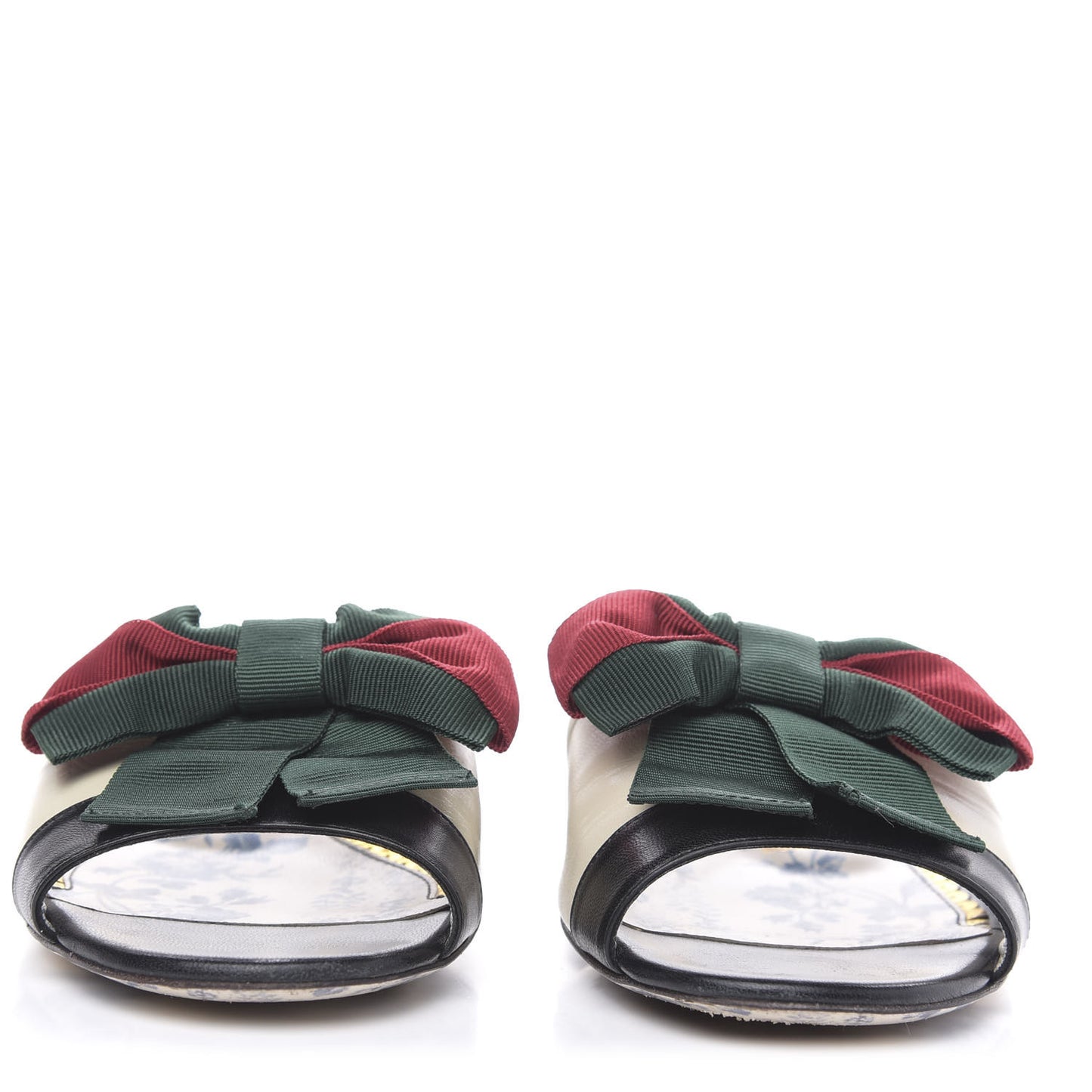 Malaga Kid Sackville Web Bow Slide Sandals 36 White