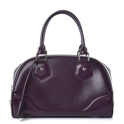Louis Vuitton Epi Bowling Montaigne PM Cassis 1 of 7
