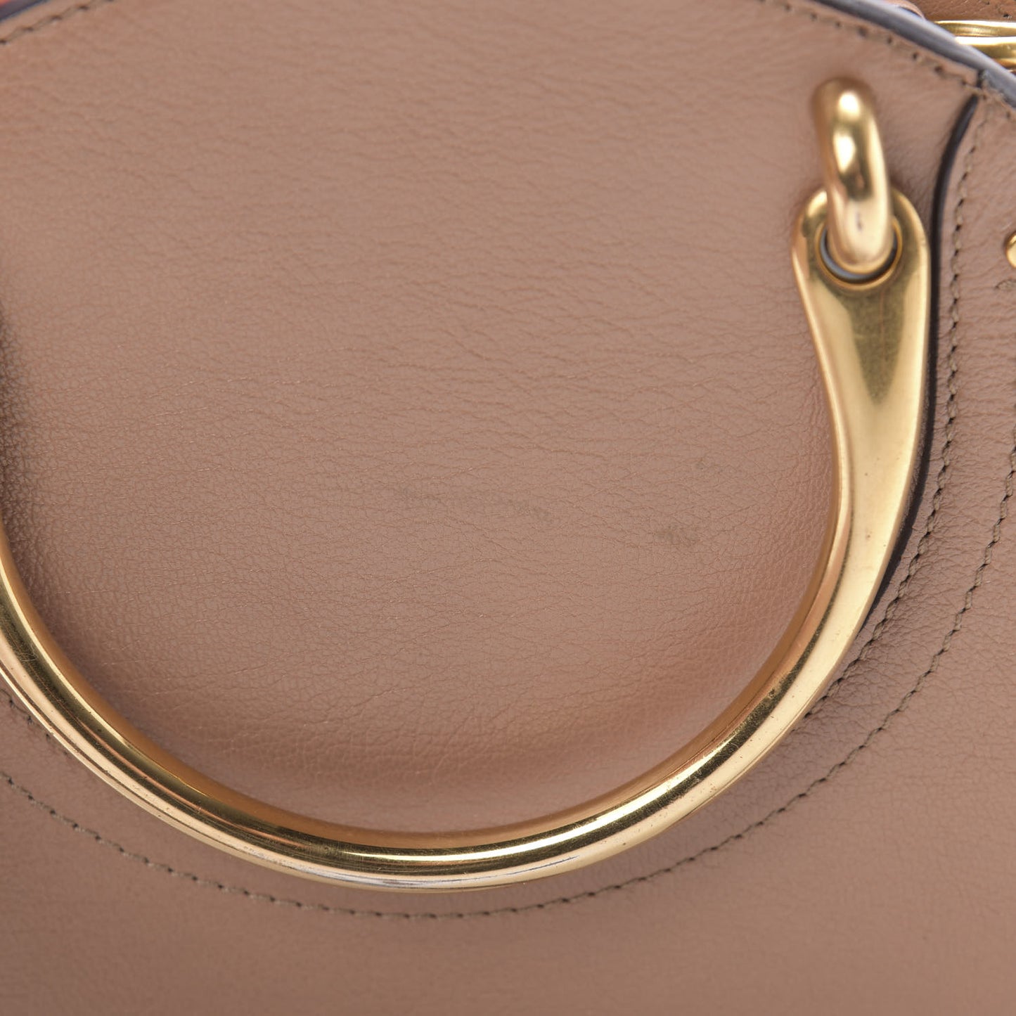 Goatskin Suede Mini Pixie Bag Nougat