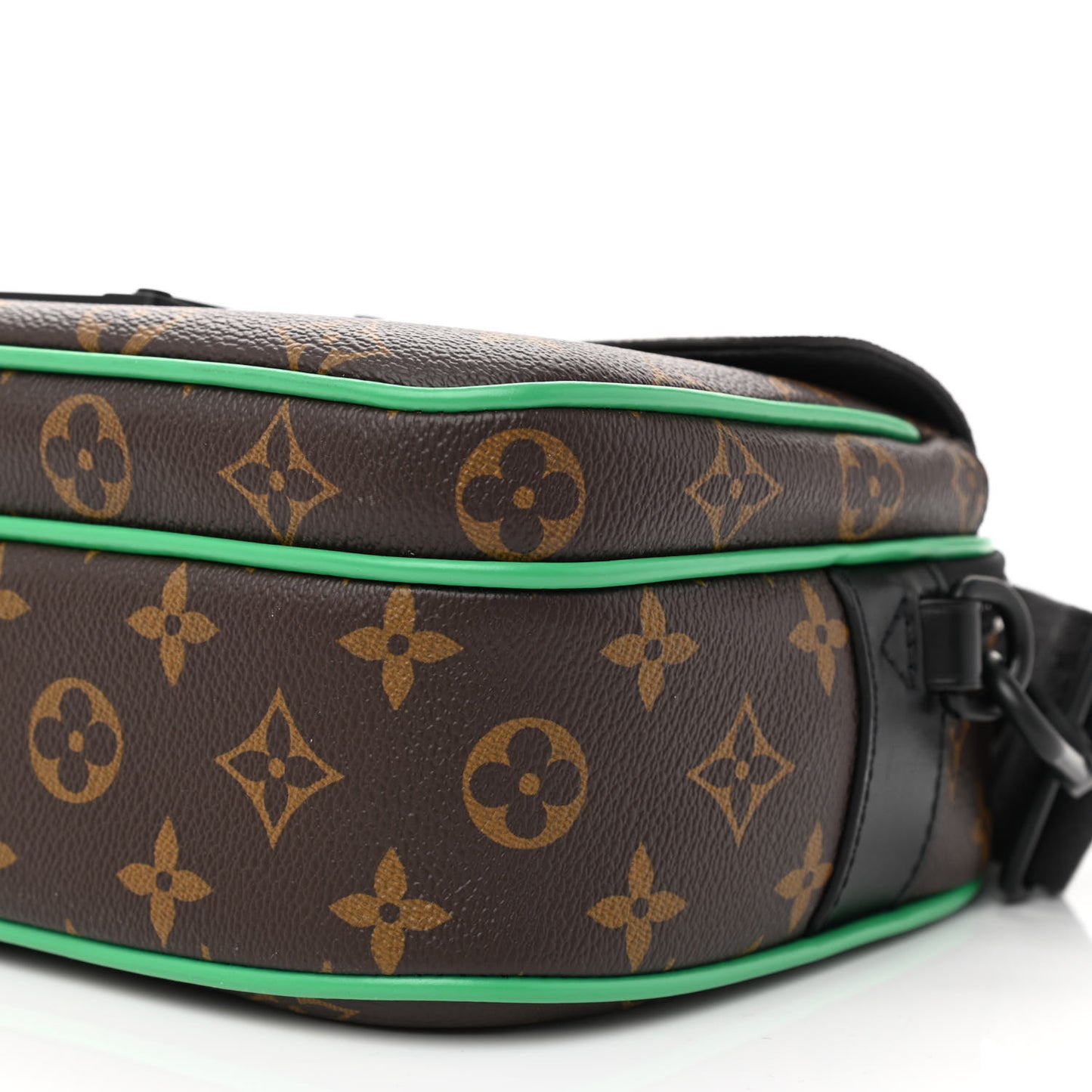 Monogram Macassar S Lock Messenger Minty Green