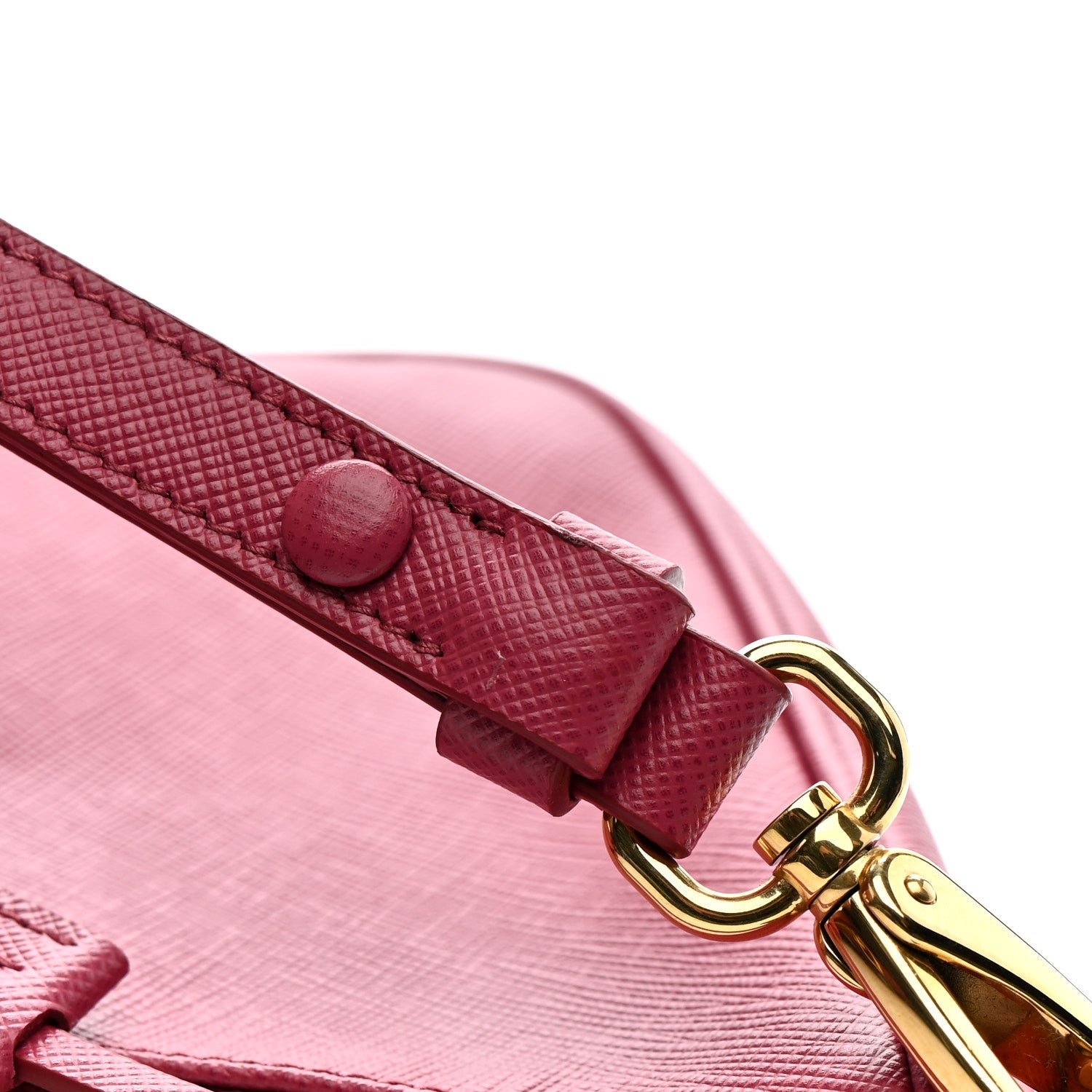 Prada Saffiano Lux Mini Re-Edition Shoulder Bag Bruyere 13 of 14