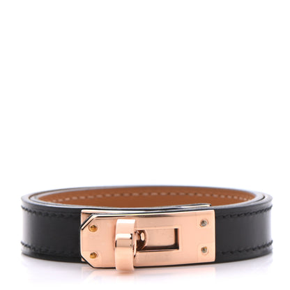 Hermes Box Kelly Double Tour Bracelet T3 Black 1 of 6