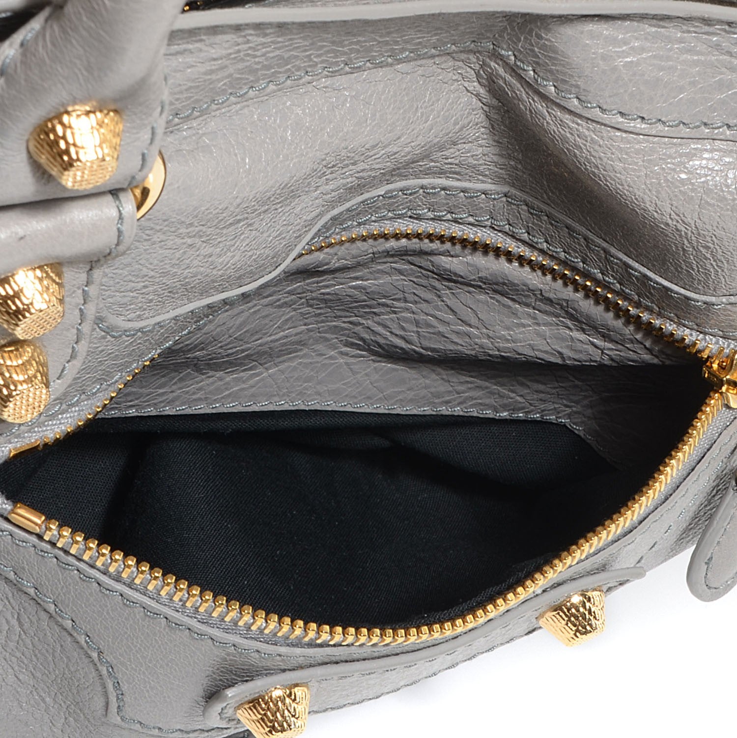 Balenciaga Agneau Giant 12 Gold Hardware City Gris Pyrite 8 of 12