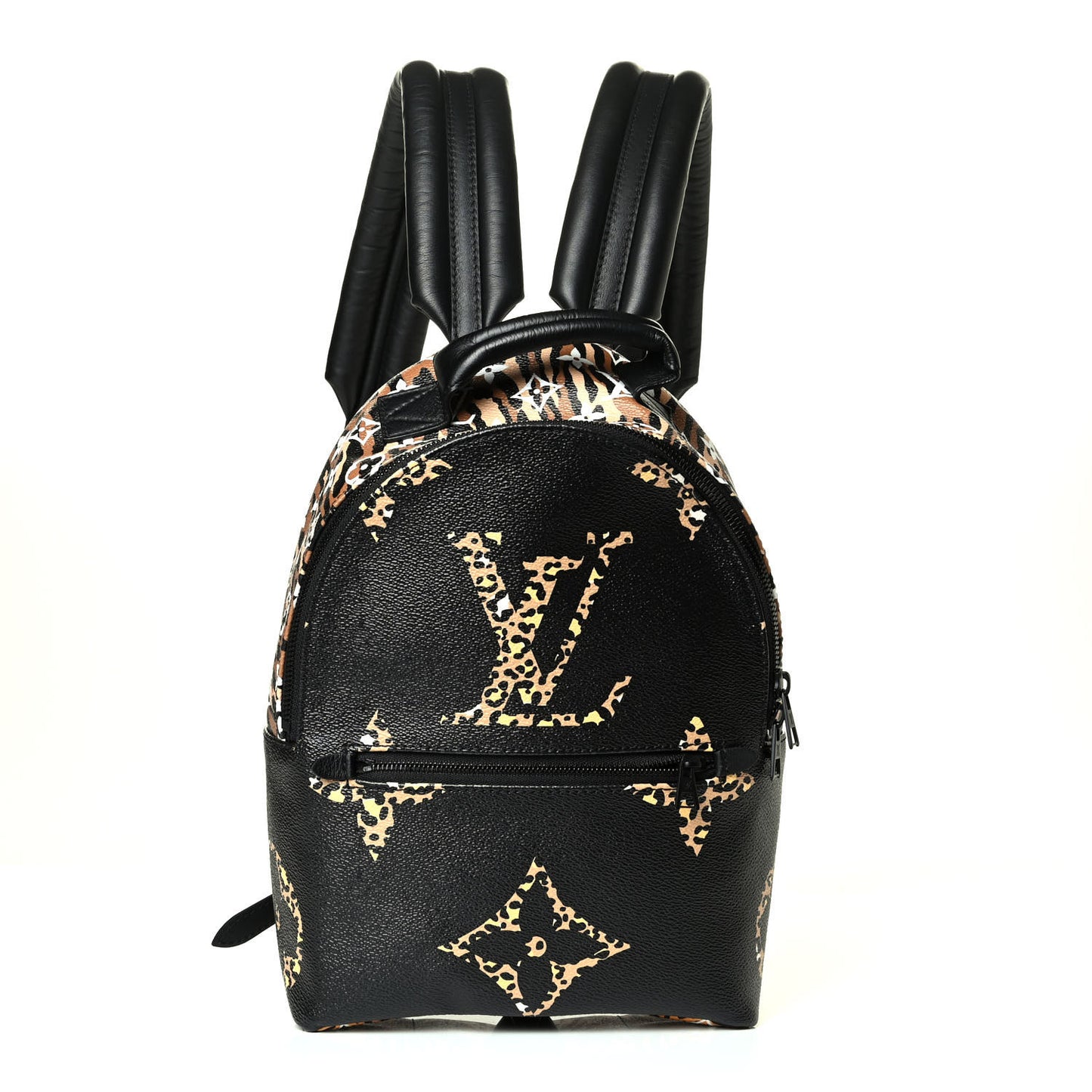 Monogram Giant Jungle Palm Springs Backpack PM Black