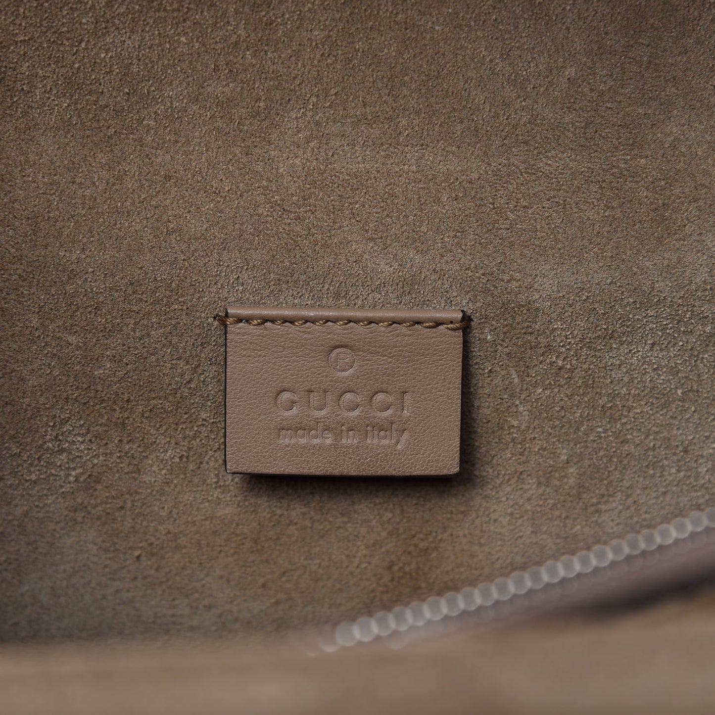 GG Supreme Monogram Small Dionysus Shoulder Bag Taupe