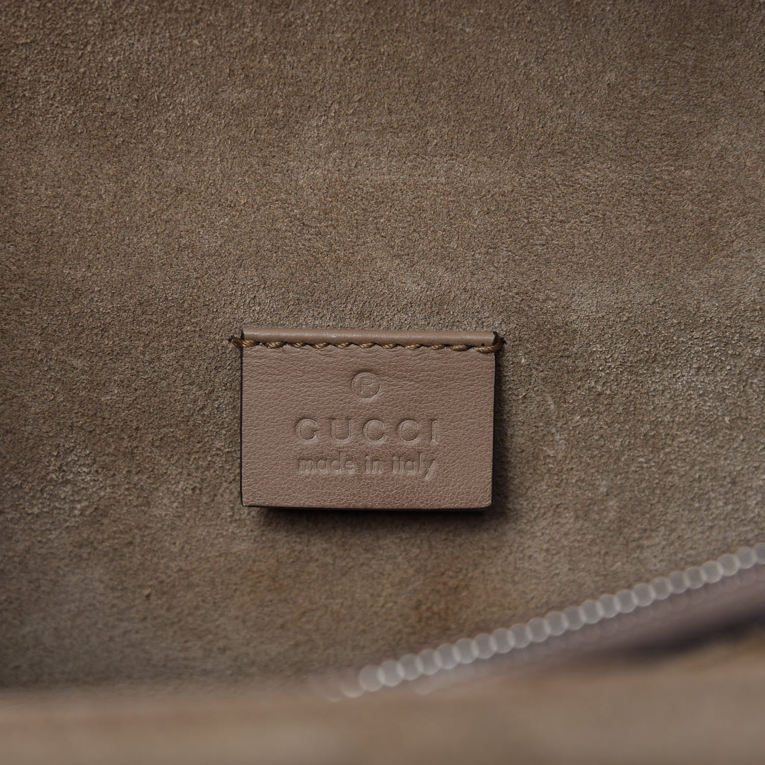 Gucci GG Supreme Monogram Small Dionysus Shoulder Bag Taupe 8 of 10