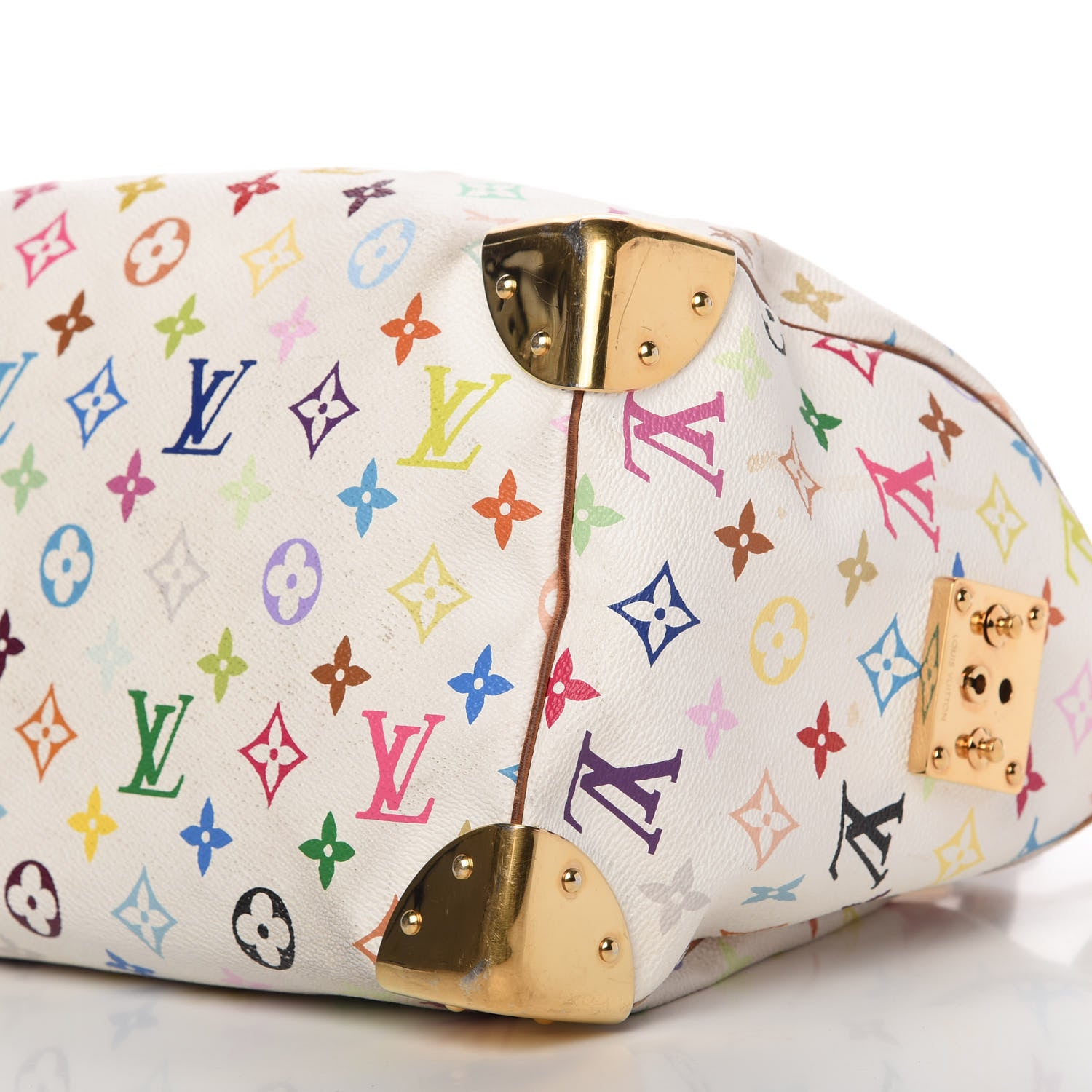 Louis Vuitton Monogram Multicolor Speedy 30 White 7 of 10