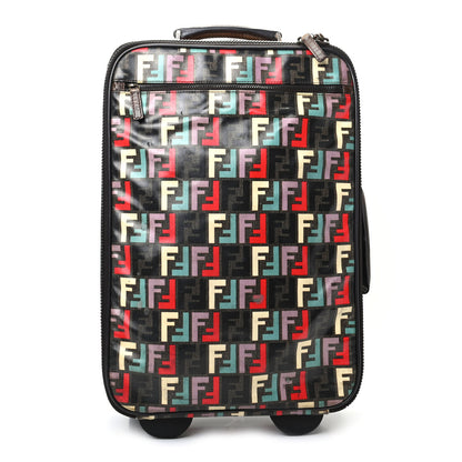 Fendi Zucca Spalmati FF Multicolor Carry On Luggage Black Multicolor 1 of 12