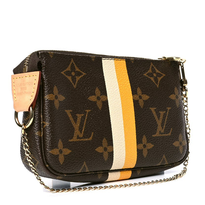 Louis Vuitton Monogram My LV Heritage Mini Pochette Accessories Yellow White 2 of 4