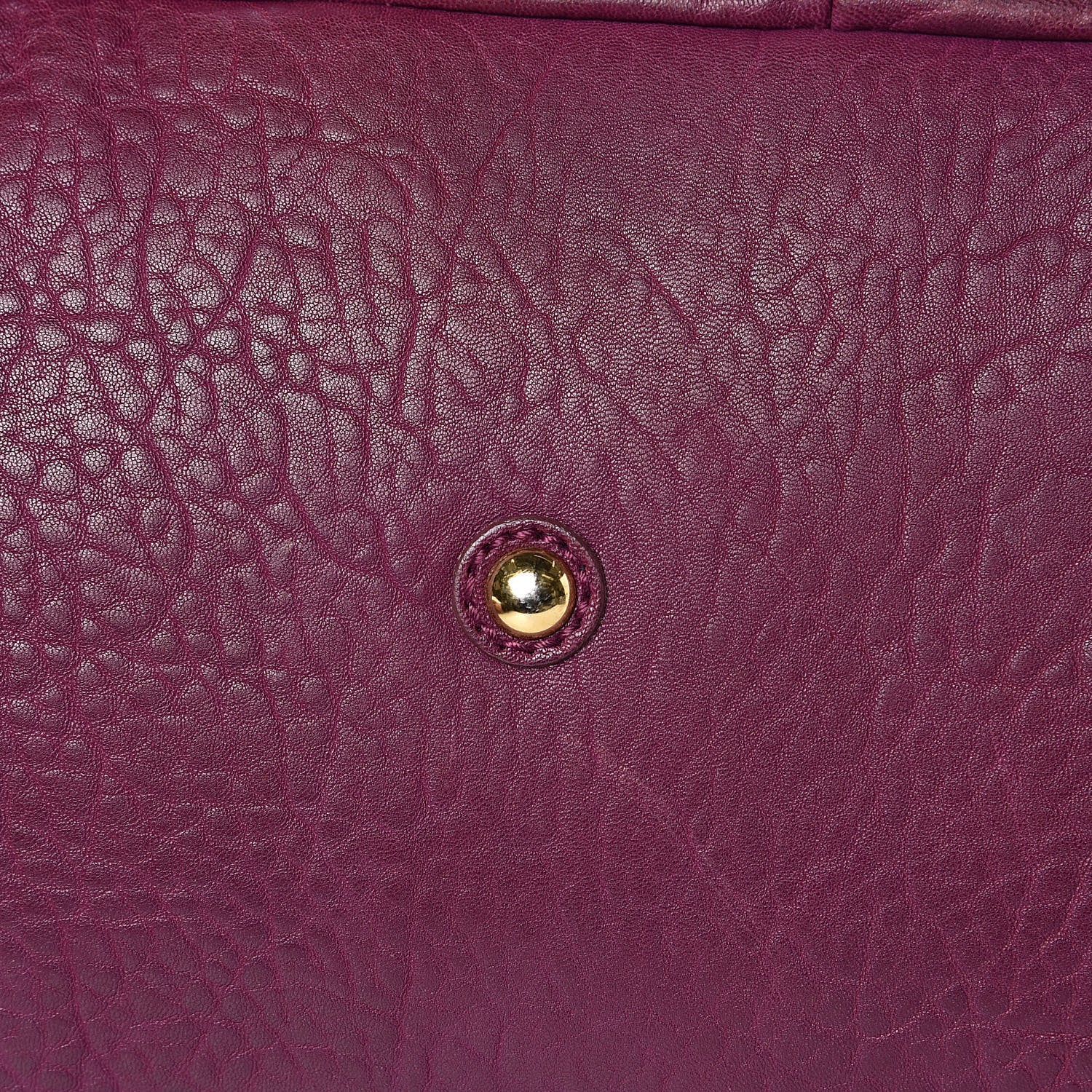 Saint Laurent Pebbled Lambskin Medium Easy Sac Purple 13 of 18