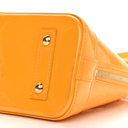Louis Vuitton Vernis Alma BB Jaune Passion 9 of 12