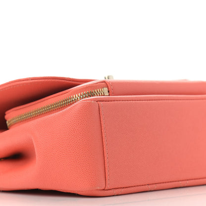 Chanel Caviar Quilted Medium Business Affinity Flap Coral 8 of 10