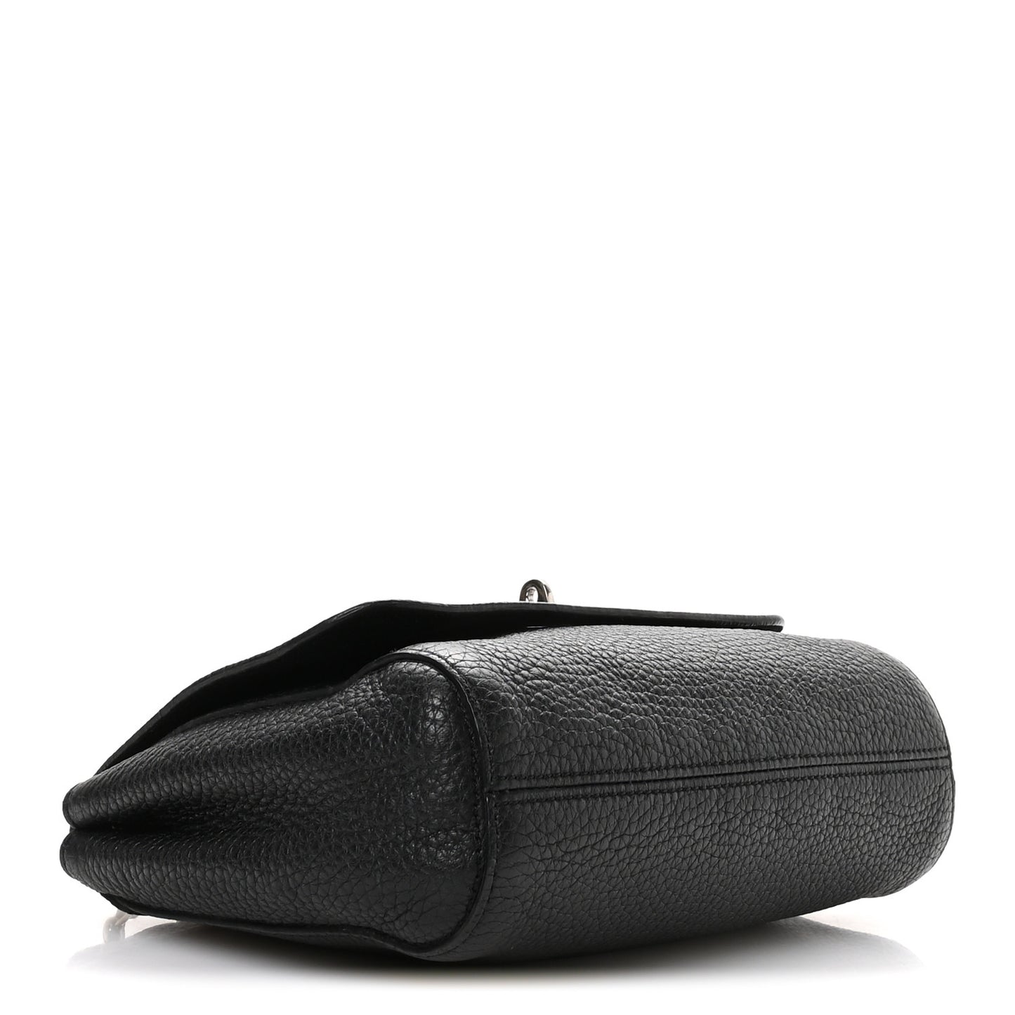 Classic Grain Calfskin Mini Lily Black