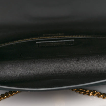 Saint Laurent Suede Monogram Tassel Kate 99 Baguette Bag Black 4 of 12