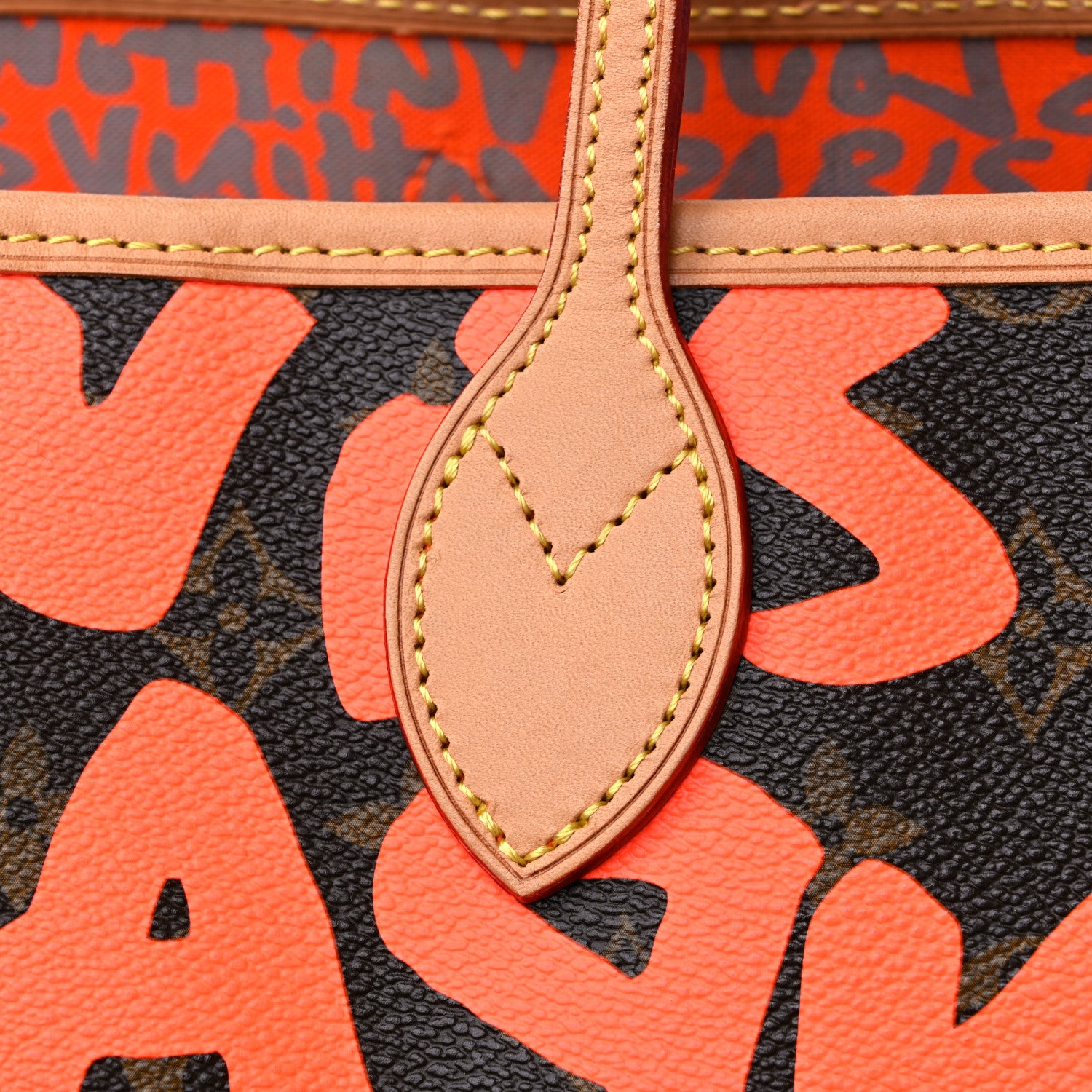 Louis Vuitton Monogram Graffiti Neverfull GM Orange 12 of 12