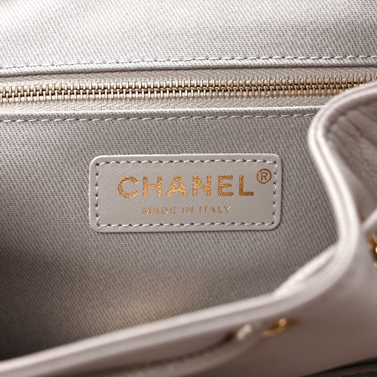 Chanel Caviar Quilted Business Affinity Backpack Grey 6 of 9